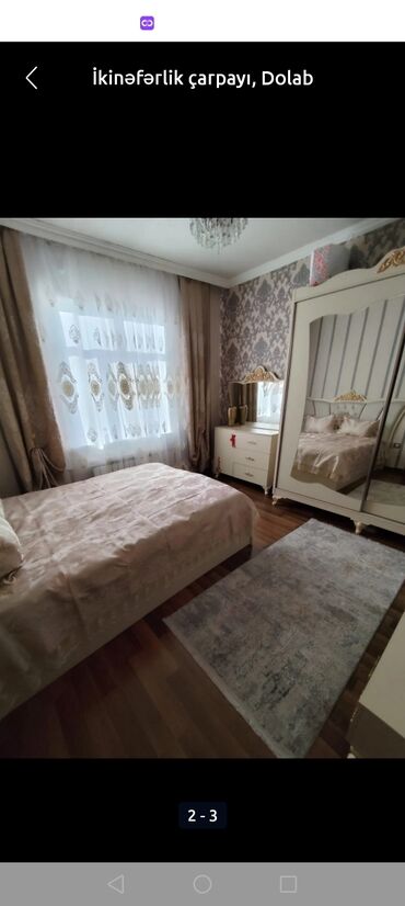 xam mdf: İkinəfərlik çarpayı, Dolab