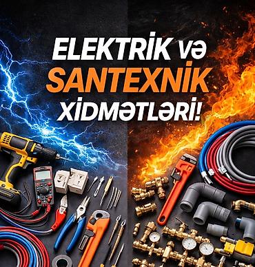 ev təmiri qiymətləri: Elektrik və santexnik xidmətləri Elektrik: - Yeni elektrik — 1