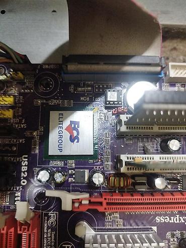 материнские платы atx: Материнская плата ECS (Elitegroup) Характеристики по фото: - Чипсет — 1