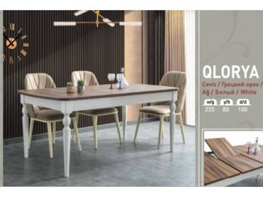 açılan masa: Qonaq masası, Yeni, Açılan, Dördbucaq masa, Türkiyə