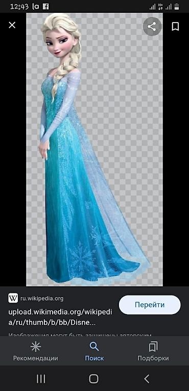 Платья: Детское платье, цвет - Голубой, Новый — 10