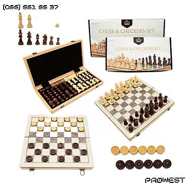 Şahmatlar: 📌 Görsəldəki məhsul — “Xinliye CHESS & CHECKERS SET” adlı şahmat — 2