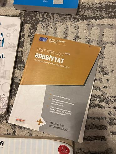 idmana aid səkil: Hər biri satılır Ədəbiyyat və tarix test kitabları tər təmiz istifadə — 7