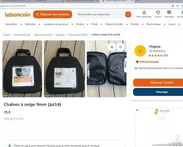 Auto oprema: *** AKCIJA *** 0161 Kvalitetni lanci za sneg RENAULT GROUP Chaines — 11