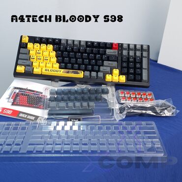 клавиатура для компьютера: Продаю Механическую клавиатуру BLOODY S98 На Красных свичах