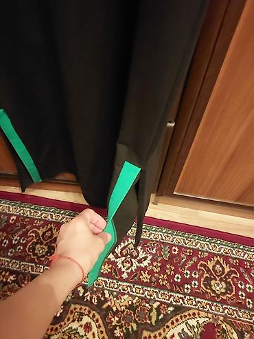 ev paltari: Qara rəngli uzun sleeveless paltar – “Barbie” yazılı - Model: uzun — 3