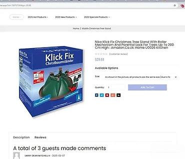 Praznična dekoracija: Stalak za jelku Niko Klick Fix - Namenjen za prirodne jelke visine do — 2