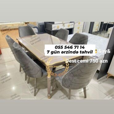 kreditle stol stul: Stol stul masa oturacaq sifarisle