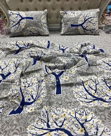 Комплекты постельного белья: Постельное бельё 100% хлопок, постель, постельное бельё, одеяло — 1