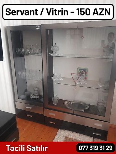 tek stolar: Mebel dəsti satılır:SÖKÜLÜ HAZİR VEZYETDEDİ - Qonaq masası + 4 ədəd — 2