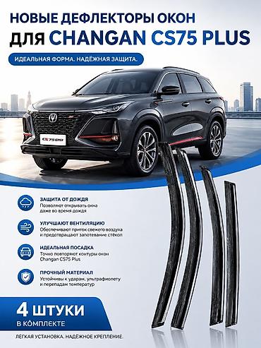 Тюнинг: Ветровики на окна Changan, Новый, Платная доставка, Самовывоз — 1