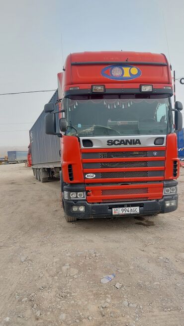 притсеп тягач: Тягач, Scania, 2000 г., Контейнеровоз