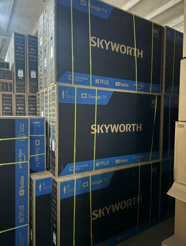 скупка телефизоров: Телевизор LED Skyworth 65Q66G с экраном 65” обладает качественным