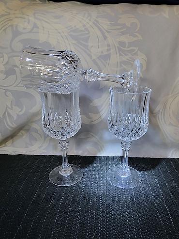 Čaše: Case kristal za vino d,argues francuske iz 80ih.god. Case kristal za — 4