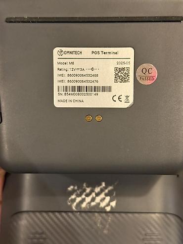 Kassa avadanlığı: OMNITECH M8 POS Terminal - Model: M8 (istehsalçı: OMNITECH) - Qurğu — 4