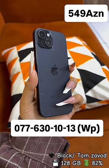iphone 6s gence: IPhone 15, 128 GB, Qara, Face ID — 2