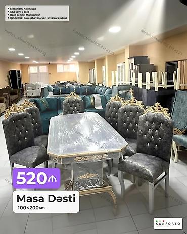 Məhsul: Masa Dəsti - Ölçü: 100×200 sm - Mexanizm: Açıqlmayan (sabit)