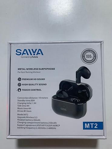 hd: Беспроводные наушники SAIVA MT2 Metal - Форм‑фактор: TWS с зарядным — 2