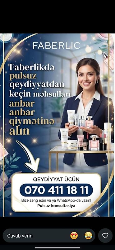 Faberlic-də pulsuz qeydiyyat xidməti - Qeydiyyatdan keçərək Faberlic lalafo.az -da Faberlic-də pulsuz qeydiyyat xidməti - Qeydiyyatdan keçərək Faberlic