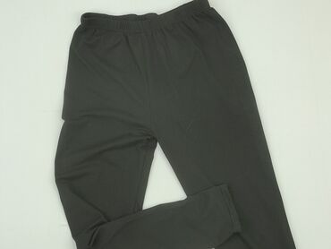 białe dzianinowe spodnie: Sweatpants, S (EU 36), condition - Good