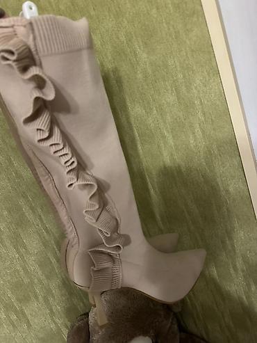 Сапоги: Ботфорты, Aldo, Размер: 40, цвет - Бежевый, Новый — 1