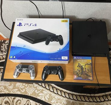 PS4 (Sony PlayStation 4): Каракол. Продам sony playstation 4 slim на 1 тб с коробкой! В