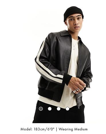 broken planet: Мужская куртка, M, L, Bershka, Новый, цвет - Черный, Самовывоз, Платная доставка — 2