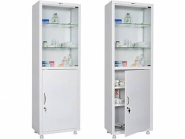 Медицинская мебель: ШКАФ 1 ств стеклянный медицинский Данная модель шкафа предназначена