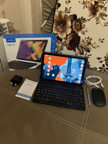 planseti: Oketto Tab 11 planşeti, klaviatura, stylus, adapter və mouse ilə