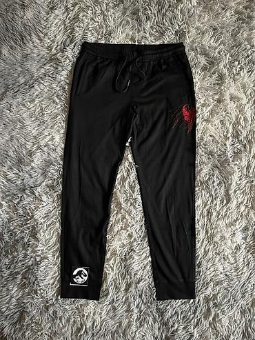 Спортивные брюки Alexander McQueen - Цвет: черный - Декор: красная