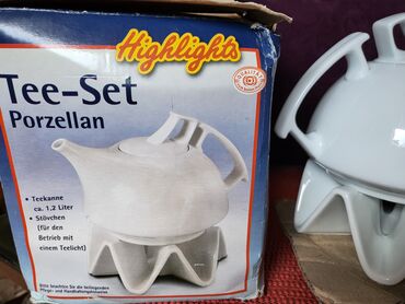 Čajnici: Cajnik nov sa stalkom,grejac,pun poreclan Nemacka. Cajnik pun — 3