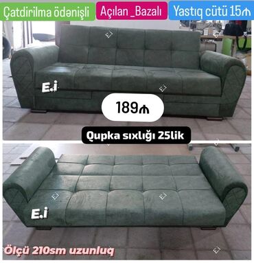 Divanlar: Di̇van-kravat, Açılan, Bazalı, Vеlur parça, Çatdırılma yoxdur -da lalafo.az — 18 Divanlar: Di̇van-kravat, Açılan, Bazalı, Vеlur parça, Çatdırılma yoxdur — 18