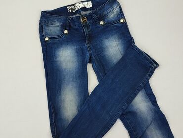 spodnie hello kitty dla par: Jeans for women, size XS (EU 34)