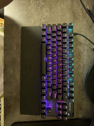 клавиатура aula: Клавиатура, SteelSeries, Механикалык, Зымдуу туташтыруу, Өлчөмү: 80%