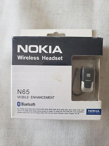 6230i nokia: Yeni Simsiz (Bluetooth) Qulaqcıqlar, Nokia, rəng - Qara — 1