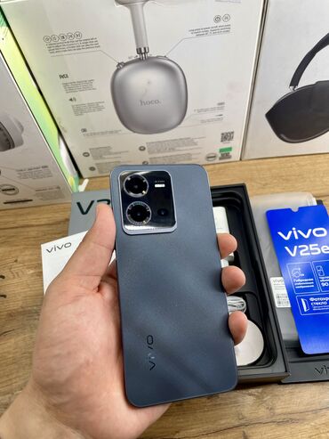 виво телефон: Vivo V25e, Новый, 128 ГБ, цвет - Серебристый, 2 SIM