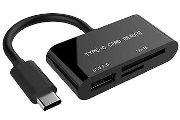 Citac memorijskih kartica Type C UHB-CR3-02 Gembird, crni NOVO U