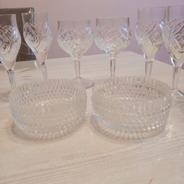 Qədəhlər: Qədəhlər, Xrustal, 8 ədədli dəst, Rusiya — 10