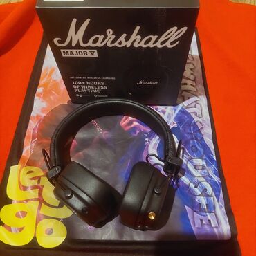 Qulaqcıqlar: Simsiz (Bluetooth) Qulaqcıqlar, Marshall, rəng - Qara — 3