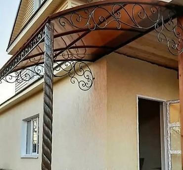 Навесы: Навес, Арочный, Металл, Поликарбонат — 10