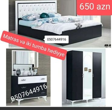 Yataq otağı dəstləri: İkinəfərlik çarpayı, Dolab, Termo, 2 tumba, Azərbaycan, Yeni -da lalafo.az — 13 Yataq otağı dəstləri: İkinəfərlik çarpayı, Dolab, Termo, 2 tumba, Azərbaycan, Yeni — 13