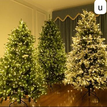 Yeni il oyuncaqları və bəzəkləri: Məftil işıq Yolka və ya dekor üçün istifadə olunur 220 woltla işləyir — 1