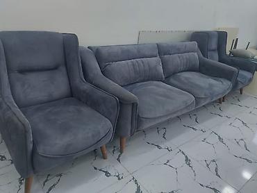 750₼ Türkiyə istehsalı Divan kreslo dəsti satılır .problemi