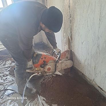 pol: Beton/kərpic divar və döşəmələrin kəsilməsi xidməti - Divarlarda və — 2