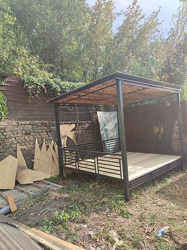 Откатные ворота: Тапча.Качеля и ДР есть готовые и на заказ . С крышей без крыши .Делаем — 14