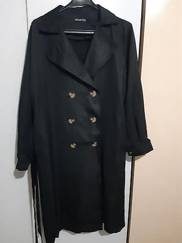 qara ayaqqabı: Məhsul: Qadın trench palto – Big Dart - Rəng: Qara - Model: İkiqat — 3