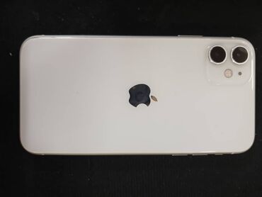 Apple iPhone: IPhone 11, Б/у, 256 ГБ, Белый, Чехол, 76 %
