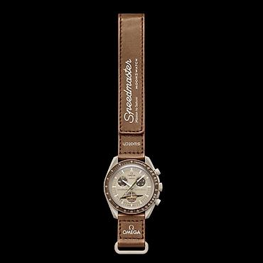 soft shell: Omega x Swatch Speedmaster MoonSwatch “Mission to Saturn” - Кварцевый — 4