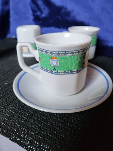Kuhinjski setovi: Soljice nove za kafu Zajecar porcelan iz 70ih. Soljice perfektne,na — 6