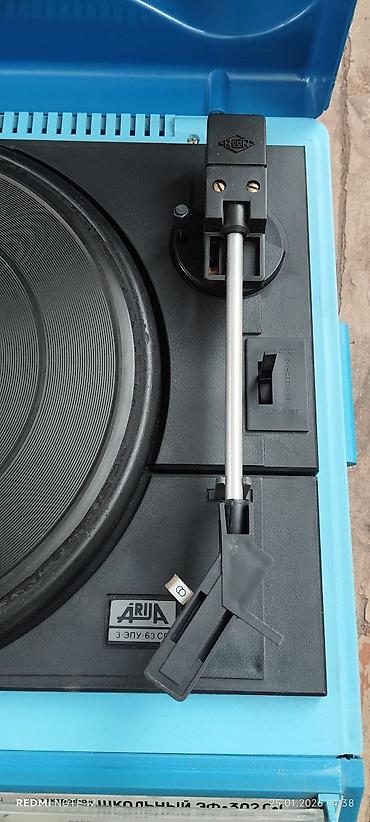 Другая аудиотехника: Проигрыватель с колонками Электрофон стерео "ШКОЛЬНЫЙ ЭФ- 302С-1" — 6